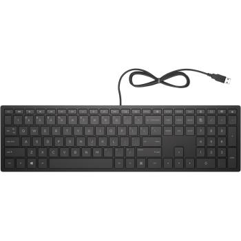 Teclado HP 4CE96AA#ABE Qwerty Español Negro