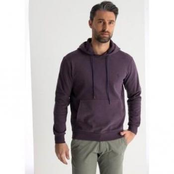 Lässiges Sweatshirt mit Logo-Kapuze