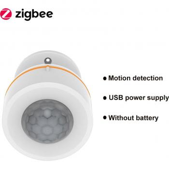 Tuya Zigbee Smart Motion Sensor Battery or USB Powered