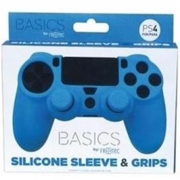 Ps4 Silicone + Grips Blue Fr-Tec