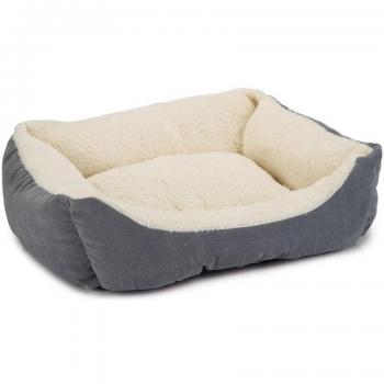 Beeztees Pluche Ligbed Mogina Kat grijs