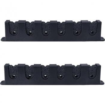Wall Mount Fishing Rod Holder with Foam Inserts