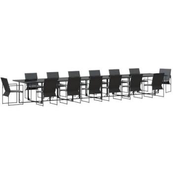 Nature's Comfort Outdoor Dining Kit – 19 Pieces, Steel Frame with Cushions