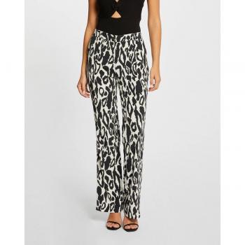 Pantalón animal print recto de Morgan