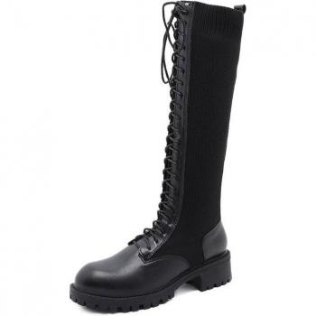 Bottes Longues à Lacets pour Femme
