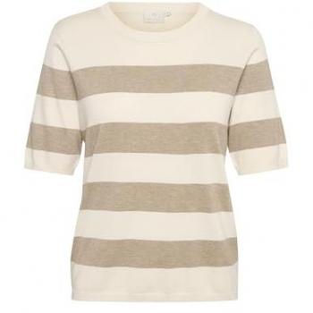 Camiseta Lizza de KAFFE en color beige