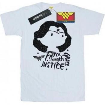 DC Comics Wonder Woman: Fierce Sketch Boyfriend T-Shirt – Herren‑Edition