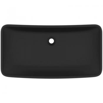 Vasque de Toilette Noir Mat 71x38 cm