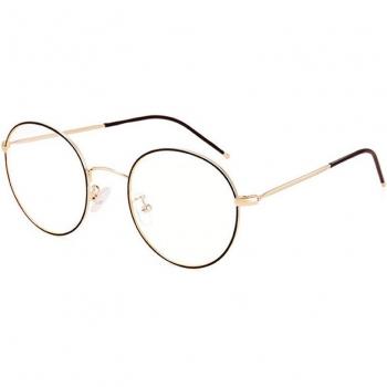 Lunettes MIZHO en métal doré pour protection visuelle