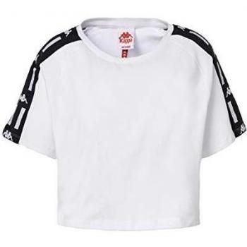 Kappa 905 T-Shirt Donna in Bianco e Nero