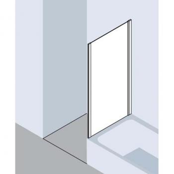 Paroi Latérale Kermi I2TWO 80x185cm Argent Mat