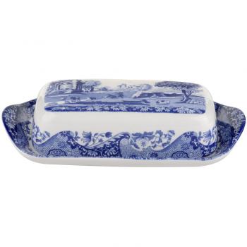 Mantequilla Portmeirion BLI2850-X, Porcelana, Azul y Blanco