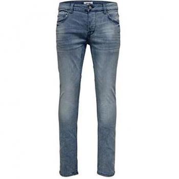 Only & Sons Vaqueros Slim Onsloom Gris PK 3627