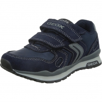 Zapatillas de cuero Geox J Pavel A para niño, azul
