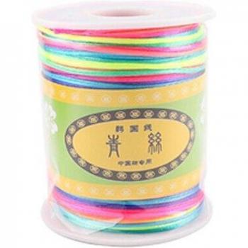 Satin Nylon Cord 75m 1mm for DIY Crafts