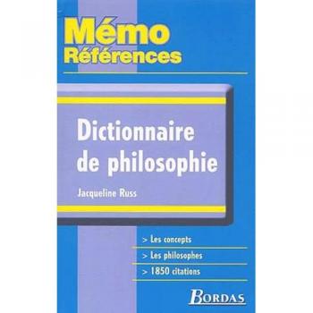 Dictionnaire de philosophie (Memo Références)
