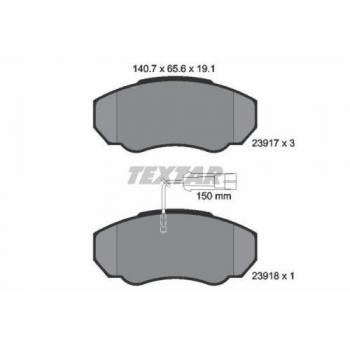 Brembo System Brake Pad Set for Citroen Fiat Peugeot 2391701