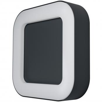 Lámpara de Exterior LED Cuadrada Negra 13W 3000K IP44