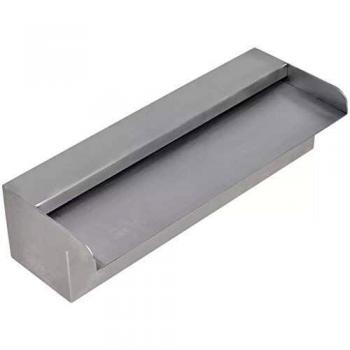 Vidaxl Stainless Steel Rectangular Waterfall Pool Fountain 30 cm