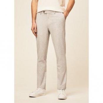 Hackett Men's Casual Light Grey Melange Chino Pants 31