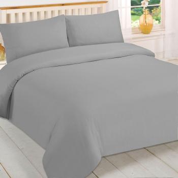 Brentfords Plain Duvet Cover Set