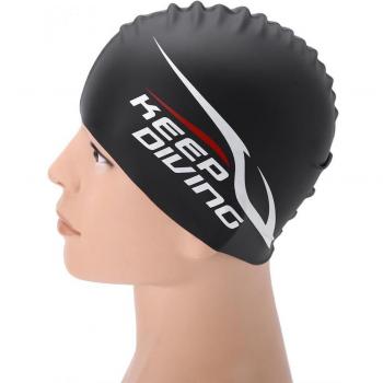 Casque Nage Silicium Long Cheveux