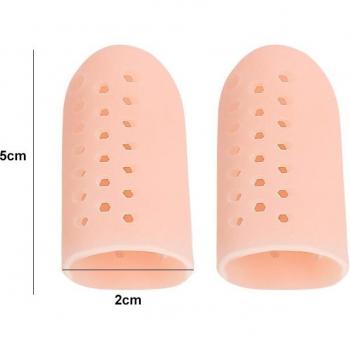 Funda Transpirable para Dedos de los Pies, Corrector Ajustable, Talla S