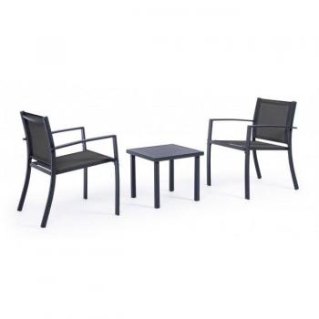 Set Salotto Auri 2 posti Antracite