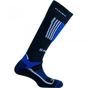 MUND SOCKS Medias para Snowboard Azul y Negro