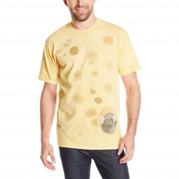 Herren‑Top mit Schweizer Käsemaus Design, XL