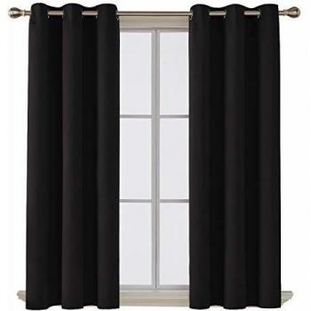 Thermal Insulated Eyelet Blackout Curtains 42 x 54 Inch