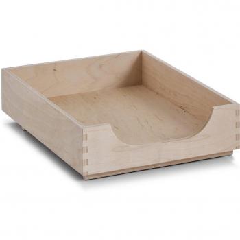 EnvoiZeller : Corbeille en bois de bouleau, 23×32×7 cm