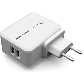 RealPower TA‑3000 Externer Akkuspeicher für iPhone, iPad & Samsung