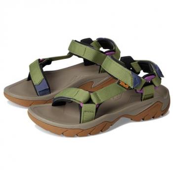Teva Damen Sandalen Terra Fi 5 in Olivgrün/Rosa/Braun
