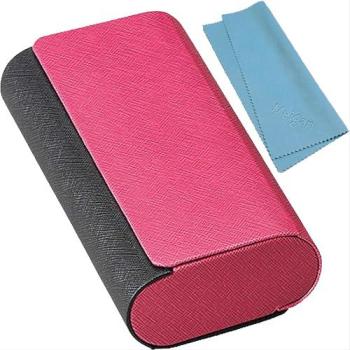 Roze Aluminium Brillenhouder Dubbel – Voor Mannen en Vrouwen