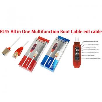 Câble Intégrateur RJ45/Micro‑USB – Qualcomm EDL/PLC/9008, Charge Rapide MTK/Z3X