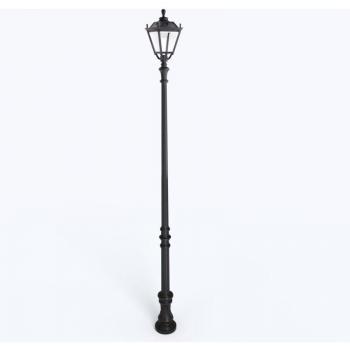 Poste de luz exterior Tobia Fumagalli 30W 8 estilos con bombilla E27