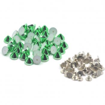 Acryl'Clou Set – 100 pièces, 6,5x5mm, idéal DIY