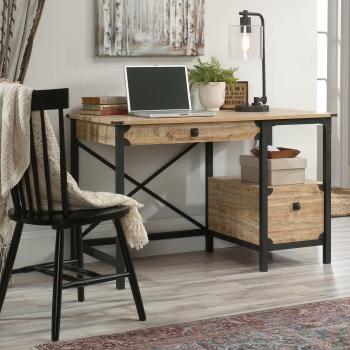 Steel Gorge Desk Milled Mesquite
