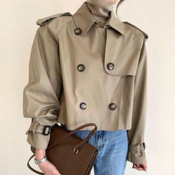 Trench Automne Femme Double Boutonnage