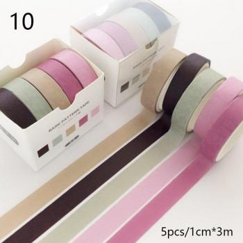 Adhesive Washi Tape Set for Crafting