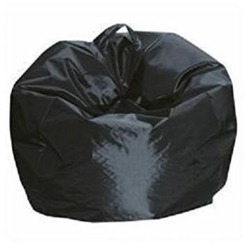 Pouf Comodone Nero Sfoderabile 65x62h cm