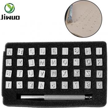 DIY Leather Seal Tool Pack – 36 Metal Letter/Number Stamps