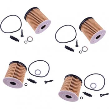Filtro de Aceite Set 4 Unidades 26350-2M000 – Kia Rio / Hyundai Sonata / Venue 1.6L