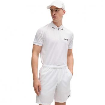 Polo BOSS Green Philix T-Shirt Bianco Puro S (taglio corto)