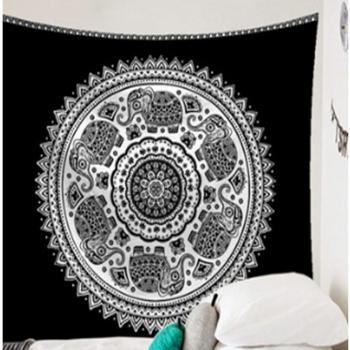 Tapiz de Pared Bohemio con Diseño Mandala