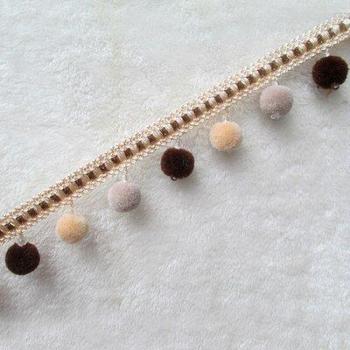 3 Yards of Pompom Lace Trim