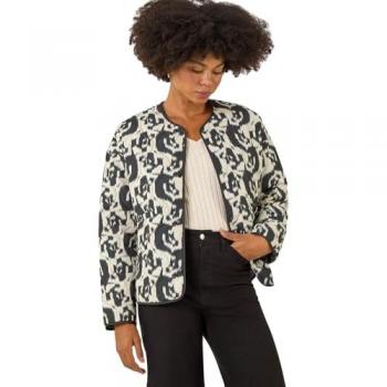 Veste Roman Roman Blanche en Tissu Matelassé