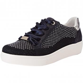 Blau-Silberner Ara New York Dame Sneaker Größe 38 EU