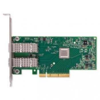 Fujitsu PLAN EP MCX4-LX 2p SFP28 LP FH (P) (PCI Express 3.0 x8), Netzwerkkarte, Grau, Grün